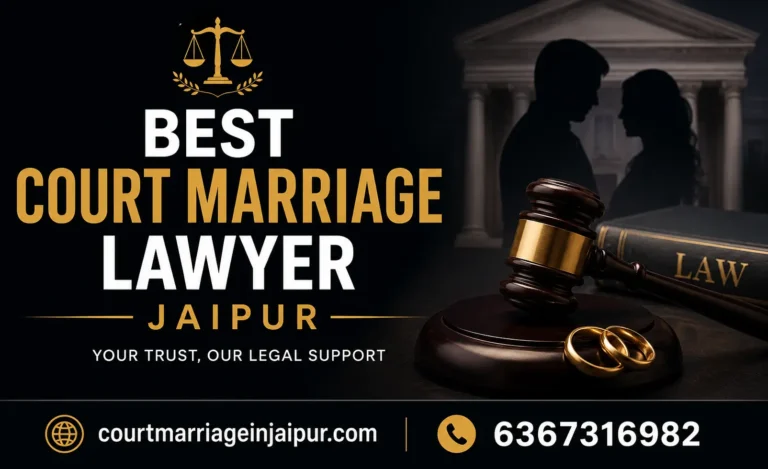 Best Court Marriage Lawyer Jaipur Rajasthan